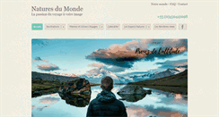 Desktop Screenshot of natures-du-monde.com
