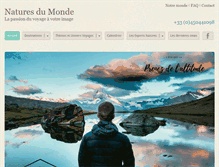 Tablet Screenshot of natures-du-monde.com